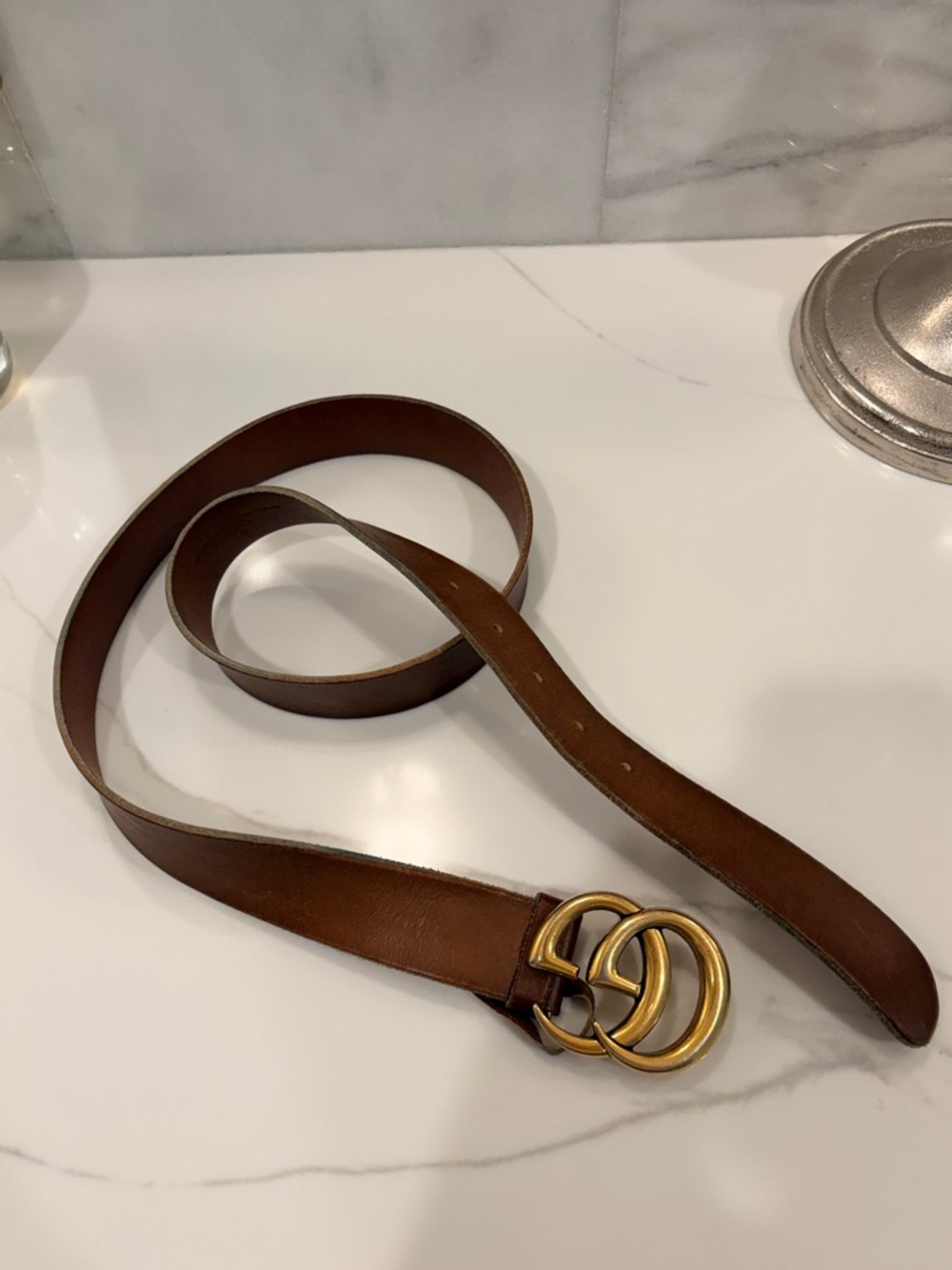 Gucci Double G Marmont Wide Belt - Picture 3 of 4